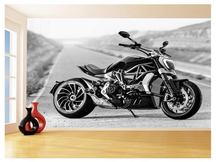 Imagem de Papel De Parede 3D Moto Sport Bike Ducati Naked 3,5M Bkm47