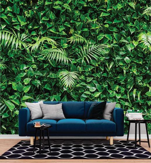 Imagem de Papel de Parede 3D Painel 2,5M Folhas Dólar Verde Decorado Jadim Realista Auto Colante Lavável