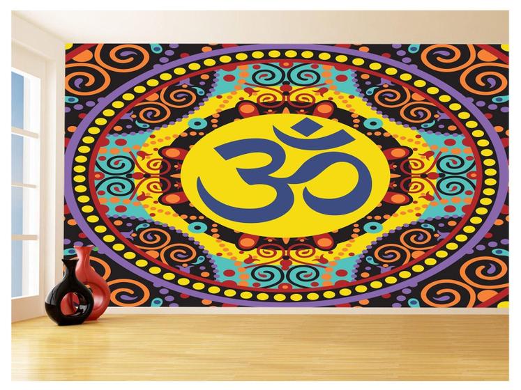 Imagem de Papel De Parede 3D Relax Mandala Meditação Om 3,5M Rlx097