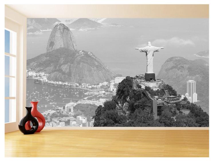 Imagem de Papel De Parede 3D Rio Janeiro Cristo Redentor 3,5M Ncd332