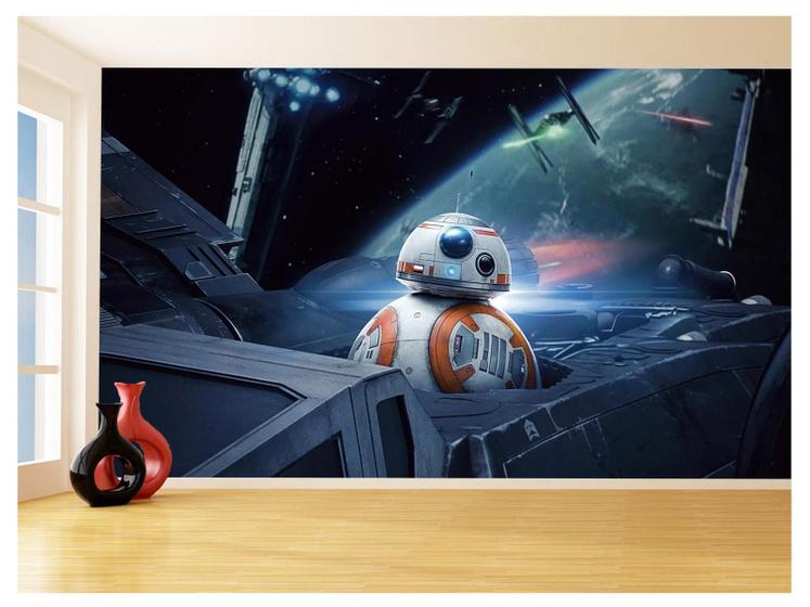 Imagem de Papel De Parede 3D Star Wars Guerra Nas Estrelas 3,5M Stw17