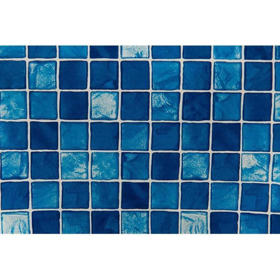 Imagem de Papel De Parede 45Cm X 10M Pastilha Azul Piscina Plastcover