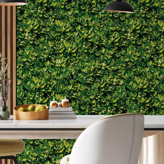 Imagem de Papel de Parede 9M Adesivo Estilo Painel  Decorativo Flores Tropicais 3d Vinilico Paisagem Natural  Auto Colante