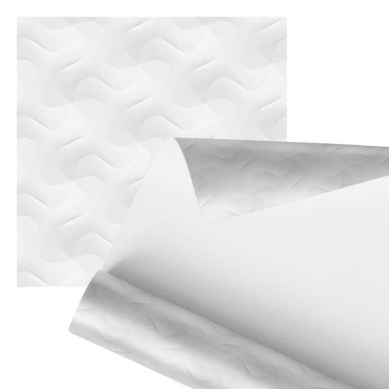 Imagem de Papel De Parede Adesivo Abstrato Relevo 3D Minimalista 2,80M