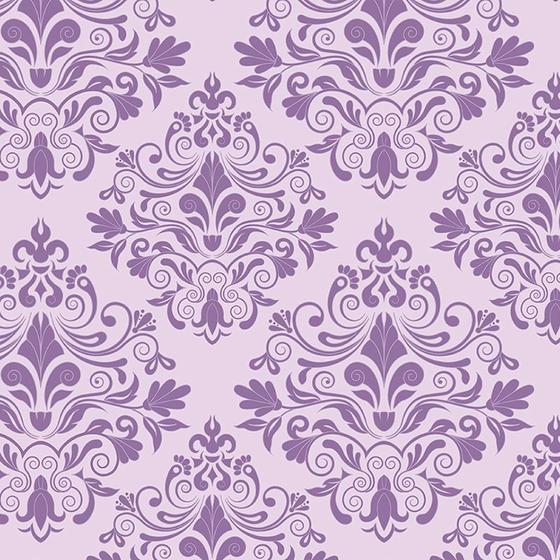 Imagem de Papel de Parede Adesivo Arabesco Roxo - 042