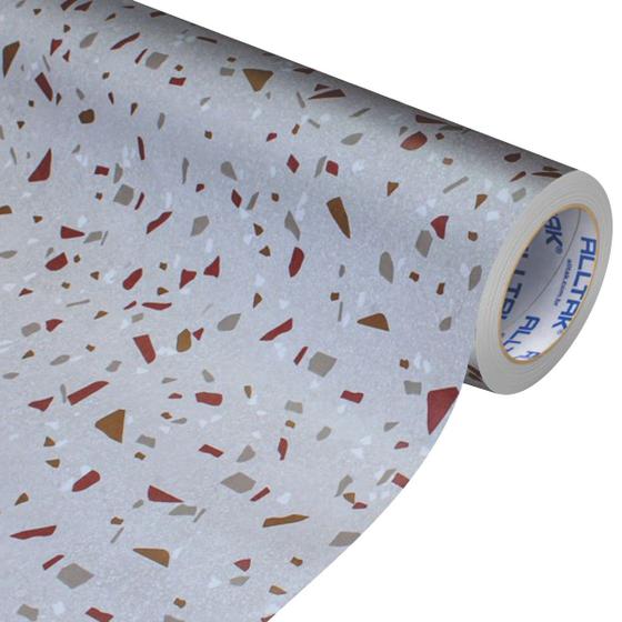 Papel De Parede Adesivo Decor Terrazzo Citrino 3M X61cm - Alltak ...