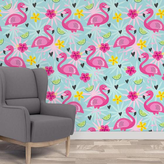 Imagem de Papel De Parede Adesivo Floral Mod 409 Vinílico 59x300cm