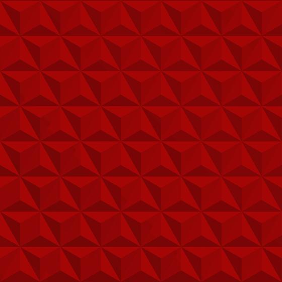 Imagem de Papel de Parede Adesivo Geométrico Efeito 3D Gesso Vermelho Moderno Quarto Sala de Estar 12m