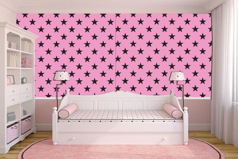 Imagem de Papel de parede adesivo  infantil estrela barbie( med. 90x300 cm)