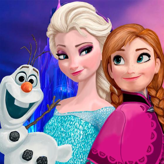 Imagem de Papel de Parede Adesivo, Infantil Frozen com Olaf 1X1