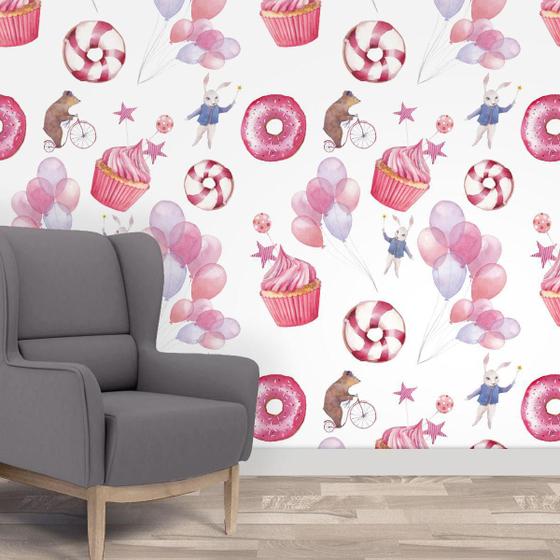 Imagem de Papel De Parede Adesivo Infantil Mod 858 Vinílico 59x300cm