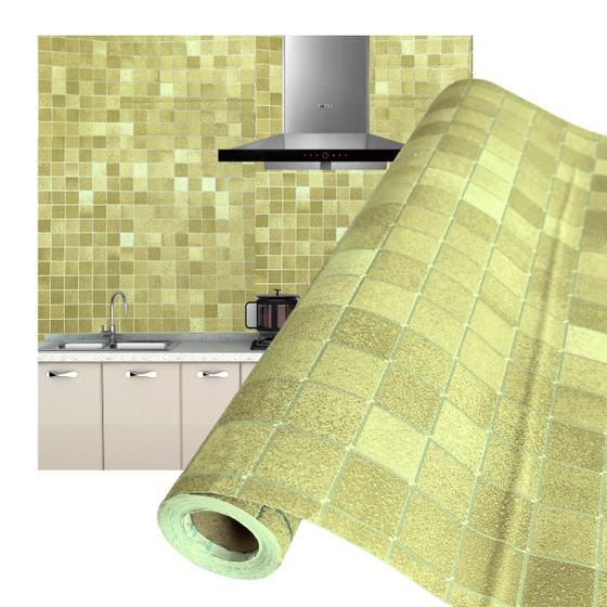 Imagem de Papel de Parede Adesivo Lavavel Sala Quarto Cozinha 3D Decorativo Pastilhas