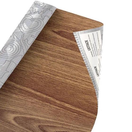 Papel de Parede Adesivo Madeira Lavável 10M X 45CM Leotack Menor preço em Papel de Parede Adesivo Madeira Lavável 10M X 45CM Leotack