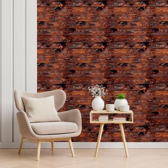 Imagem de Papel de Parede Adesivo Madeira N012015 Rolo 0,58x3M