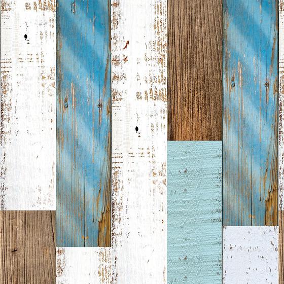 Papel de Parede Adesivo Madeira Tacos Marrom Branco e Azul Para Quarto Sala Cozinha 1 Metro Menor preço em Papel de Parede Adesivo Madeira Tacos Marrom Branco e Azul Para Quarto Sala Cozinha 1 Metro