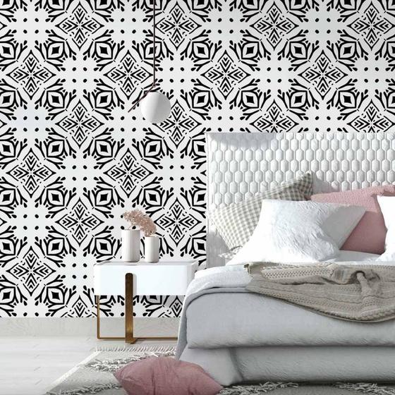 Imagem de Papel De Parede Adesivo Mandala Luxury N014099 Rolo 0,58x3M