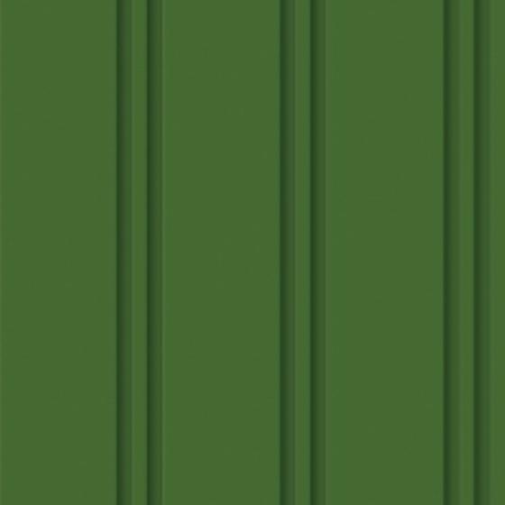 Imagem de Papel de Parede Adesivo Ripado de Madeira Verde Escuro 10m