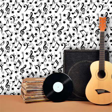 Papel de Parede Auto Adesivo Lavável Diversos d0004 Nota musical Menor preço em Papel de Parede Auto Adesivo Lavável Diversos d0004 Nota musical