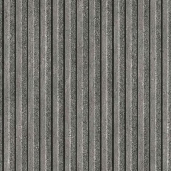 Imagem de Papel De Parede Auto Adesivo Listras Industrial Chumbo Cinza Quarto Sala Escritório Cozinha