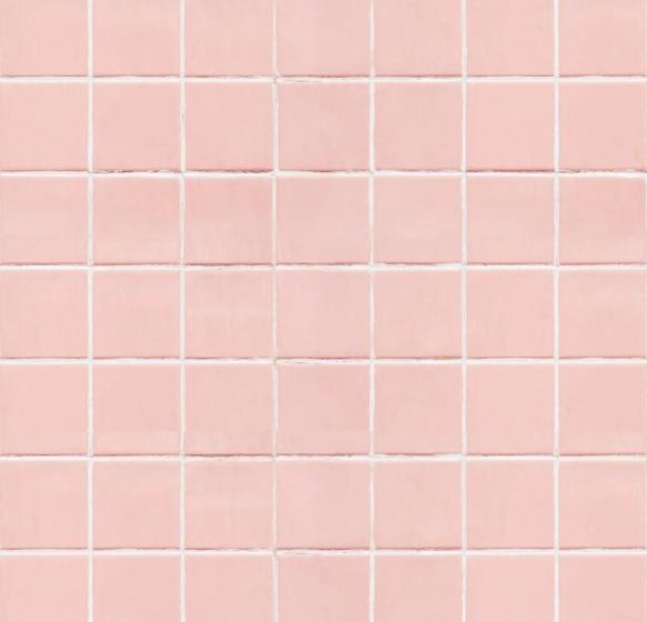 Imagem de Papel De Parede Autoadesivo Azulejo Cozinha 3M Rosa