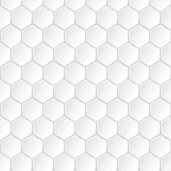 Imagem de Papel de Parede Autoadesivo Vinílico Reforma Azulejo Ladrilho Pastilha Hexágono Branco Colmeia