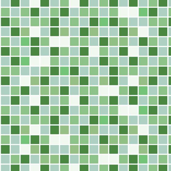 Imagem de Papel de Parede Autocolante Pastilhas Quadriculadas Em Tons De Vários Verdes E Branco REF: DPPA16