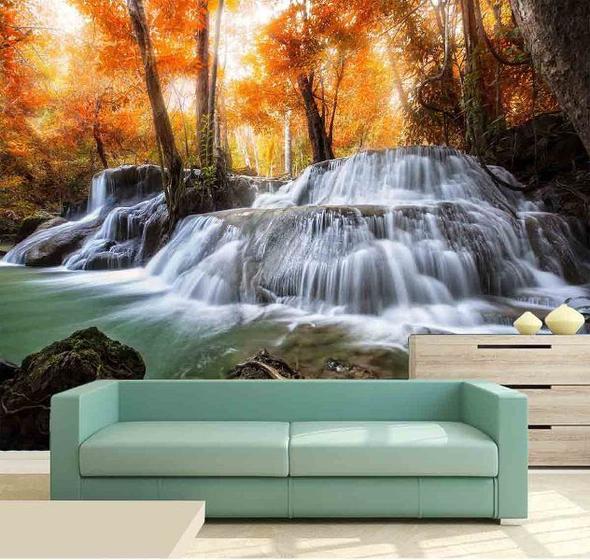 Imagem de Papel de Parede Cachoeira 3D 3,75M² na 022