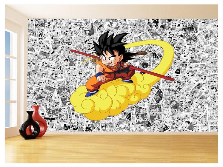 Imagem de Papel De Parede Dragon Ball Goku Página Manga 3,5M Dbz527