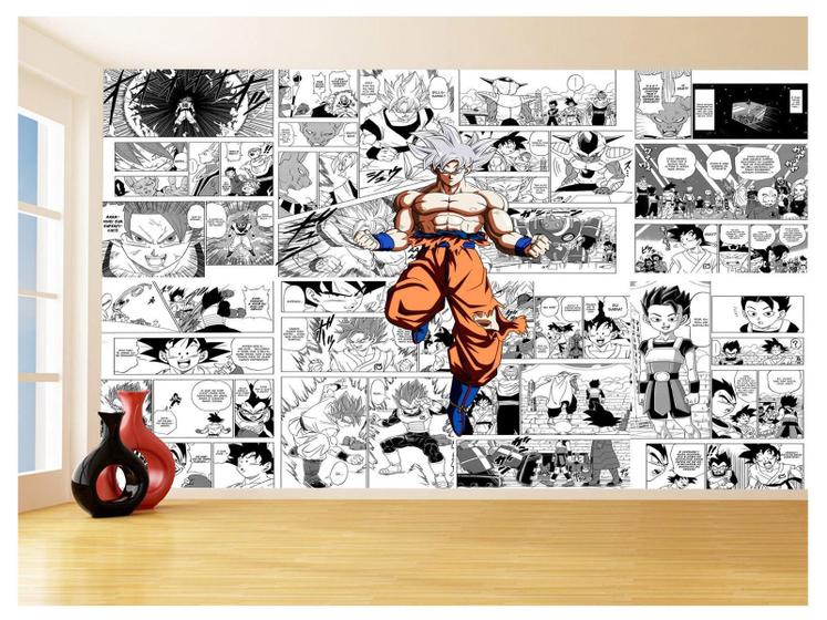 Imagem de Papel De Parede Dragon Ball Goku Página Manga 3,5M Dbz638