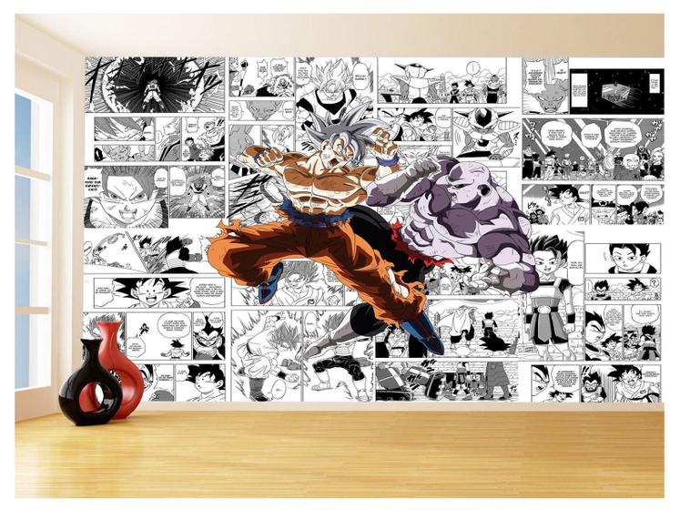 Imagem de Papel De Parede Dragon Ball Goku Página Manga 3,5M Dbz672