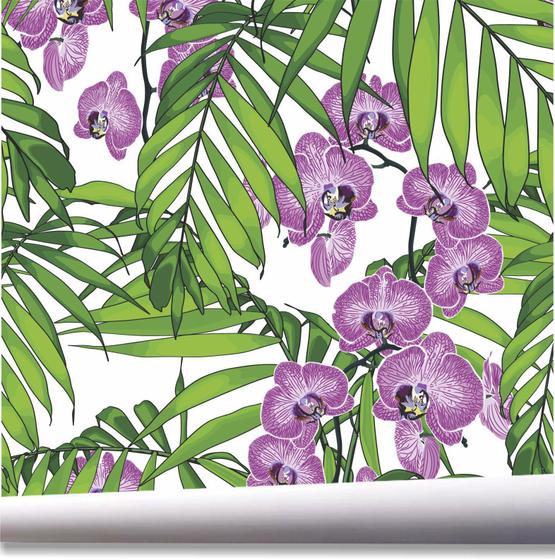 Papel De Parede Flor Tropical Folhagem Jardim Vertical A683 - Quartinho  Decorado - Papel de Parede - Magazine Luiza