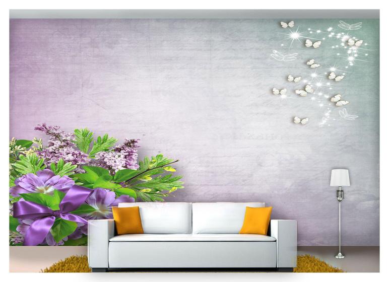 Imagem de Papel De Parede Flores Floral Flor Natural 3D Nfl188