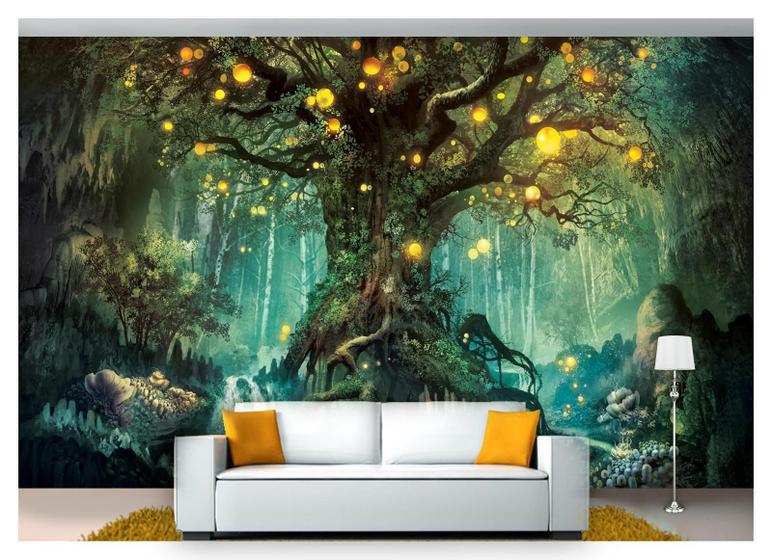 Imagem de Papel De Parede Floresta Encantada Natureza 3M² Xna160