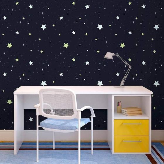 Imagem de Papel De Parede Infantil - 0,58 X 2,50M Céu Estrelado