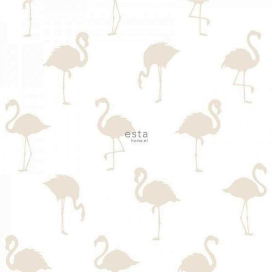Imagem de Papel De Parede Infantil Little Bandits 138917 Branco e Cinza - Rolo Fechado de 0,53cm x 10mts