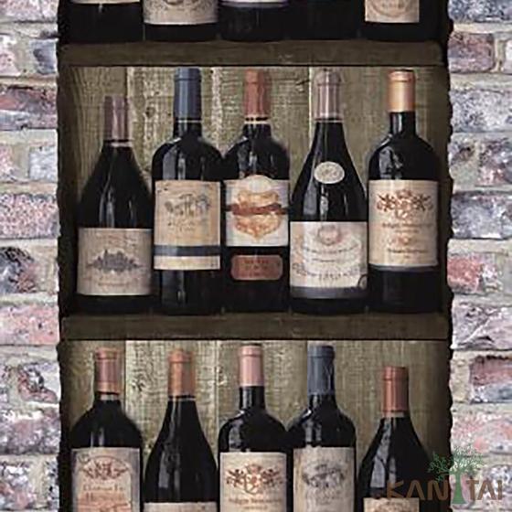 Imagem de Papel de parede kantai stone age 2 - garrafas de vinho