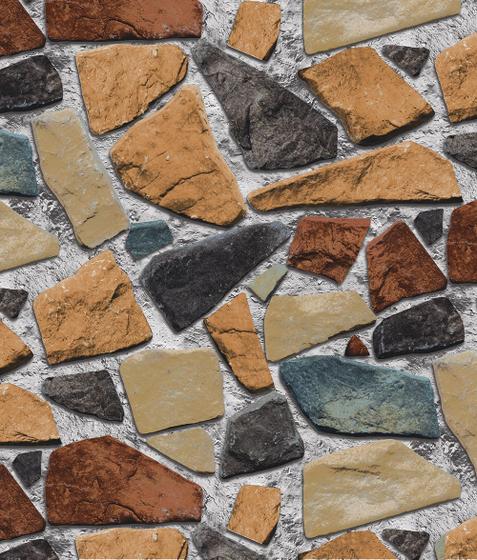 Imagem de Papel de parede kantai stone age - pedra natural laranja