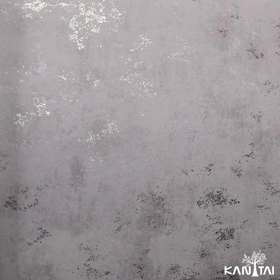 Imagem de Papel de parede kantai white swan - geométrico cinza com brilho