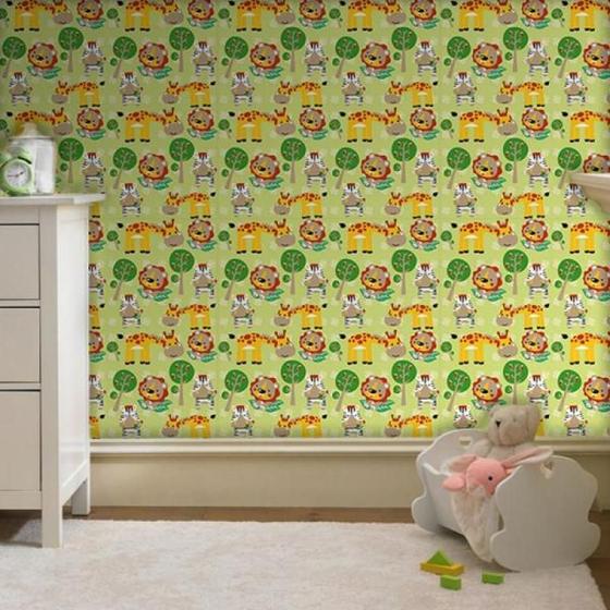 Papel de Parede Kids Safari Menor preço em Papel de Parede Kids Safari