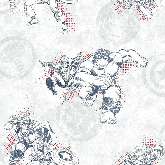 Imagem de Papel de Parede Marvel Avengers Clássico DY0246