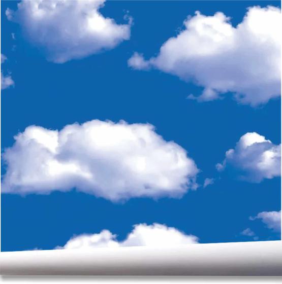 Imagem de Papel De Parede Nuvem Nuvens Céu Natureza Kit 02 Rolos A507