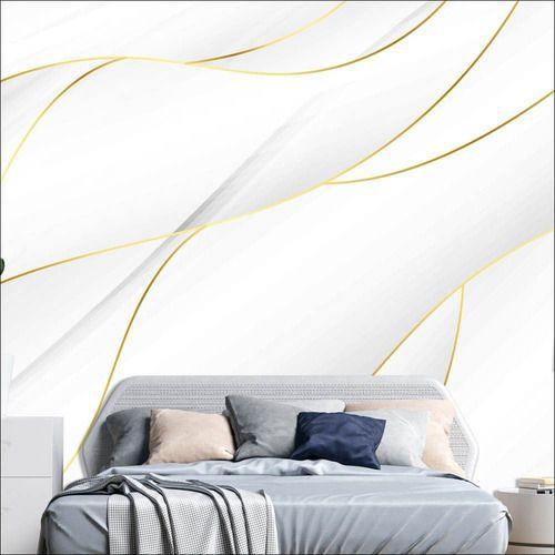 Papel De Parede Painel Fotográfico Linhas Douradas Menor preço em Papel De Parede Painel Fotográfico Linhas Douradas