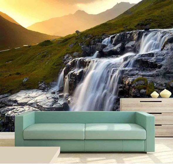 Imagem de Papel de Parede - Paisagens Cachoeira 3D 1M² na 067