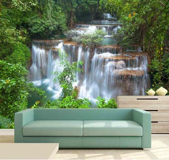 Imagem de Papel de Parede - Paisagens Cachoeira 3D 3,75M² na 093