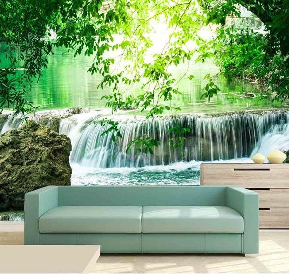 Imagem de Papel de Parede - Paisagens Cachoeira 3D 3M² na 079