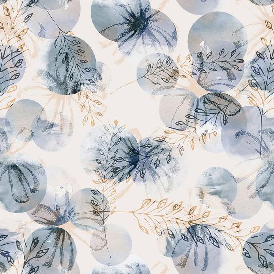 Papel de Parede para Quartos e Sala Contemporâneo com Desenho em Flores e Trigos 10 Metros Menor preço em Papel de Parede para Quartos e Sala Contemporâneo com Desenho em Flores e Trigos 10 Metros