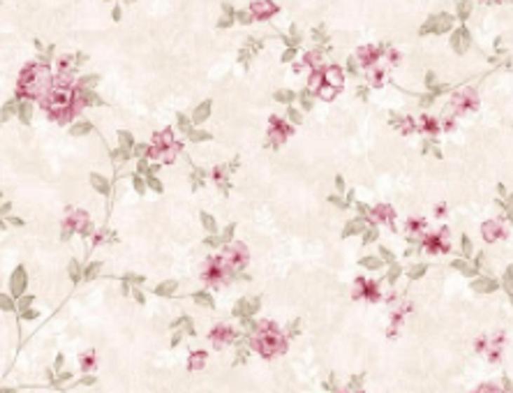 Imagem de Papel De Parede Para Sala Quarto Floral Flores Em 3d Adesivo Lavável FL124