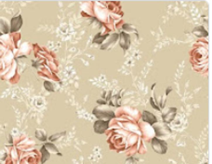 Imagem de Papel De Parede Para Sala Quarto Floral Flores Em 3d Adesivo Lavável FL165