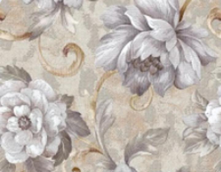 Imagem de Papel De Parede Para Sala Quarto Floral Flores Em 3d Adesivo Lavável FL201