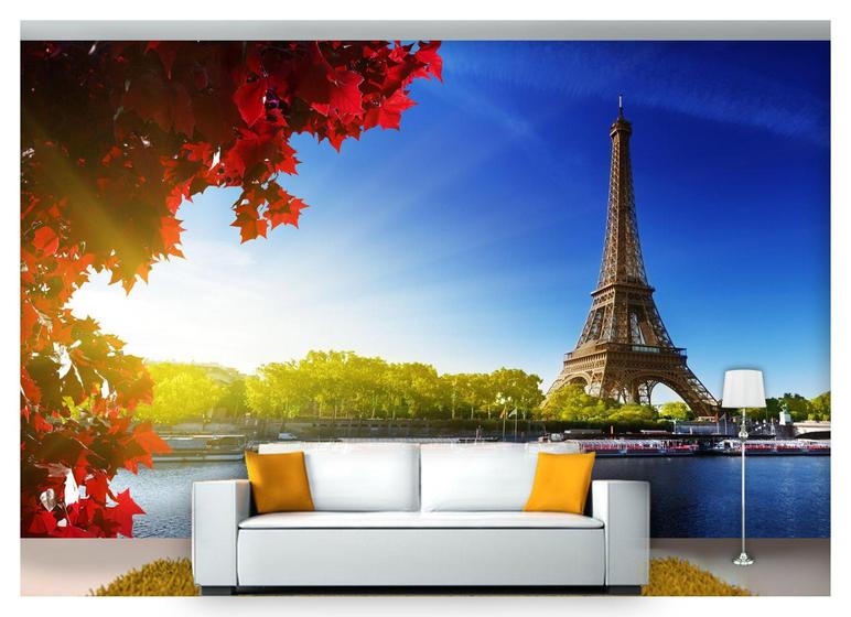 Imagem de Papel De Parede Paris Torre Eiffel Folhas 3D Ncd140